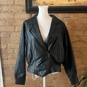 Wilson Black Leather Women's Jacket